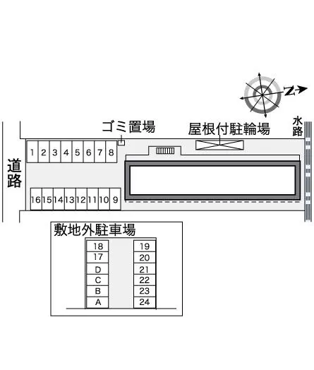 ★手数料０円★西脇市野村町 月極駐車場